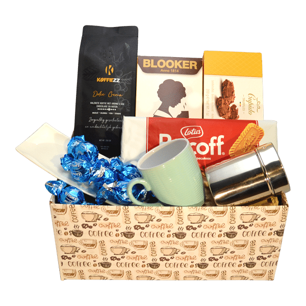 Verrassend cadeau pakket met koffie