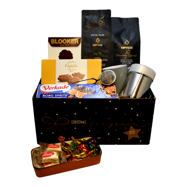 kerstpakket met koffie